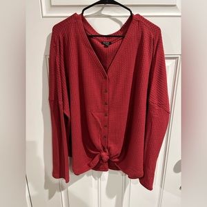 ana Size XL Fuchsia Long Sleeve